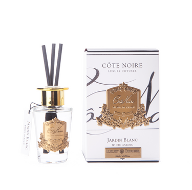 Cote Noire Diffuser Set - White Garden - Gold